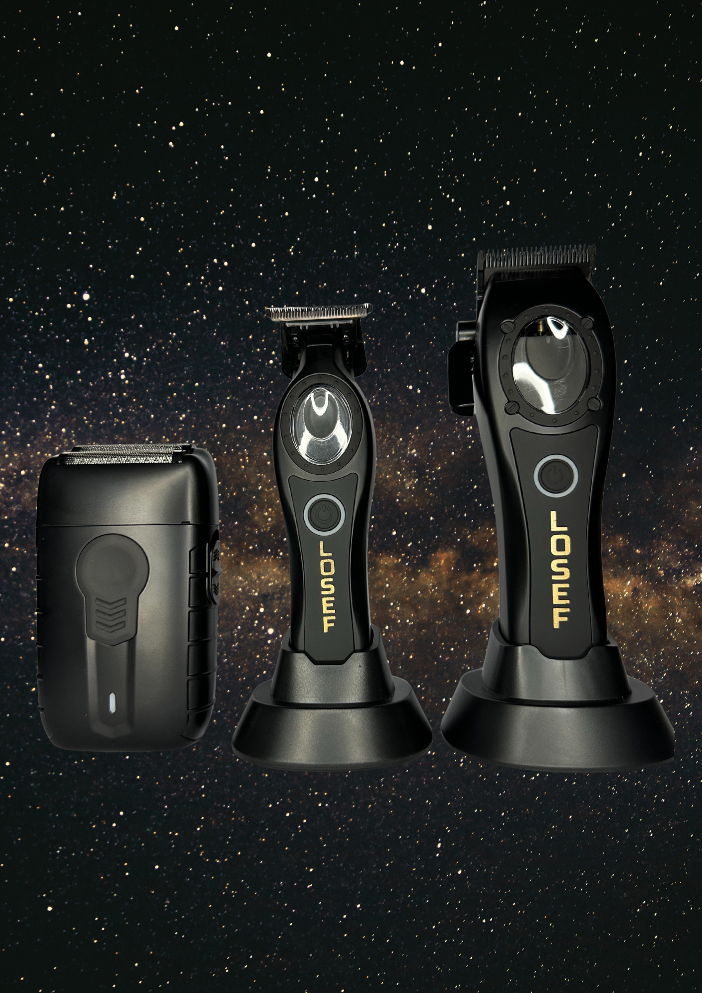 Combo Completo de Clipper X-PRO + Trimmer X-PRO + Shaver Black Edition