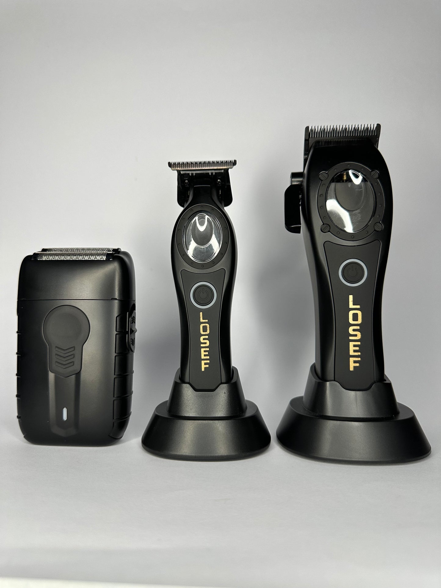Combo Completo de Clipper X-PRO + Trimmer X-PRO + Shaver Black Edition