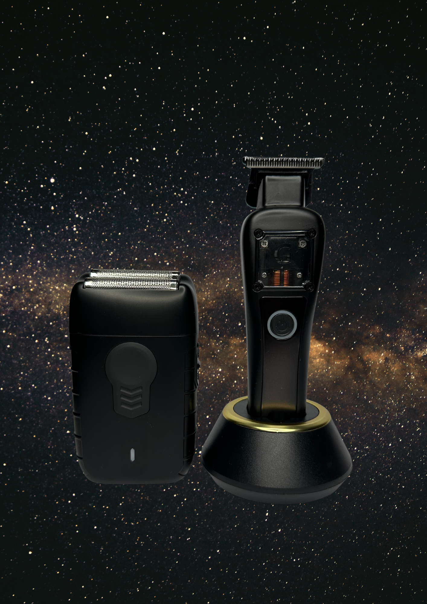 Patillera Trimmer ULTRA + Rasuradora Shaver Black Edition